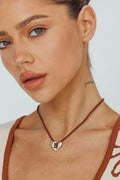 Daily Heart Pendant Necklace Silver