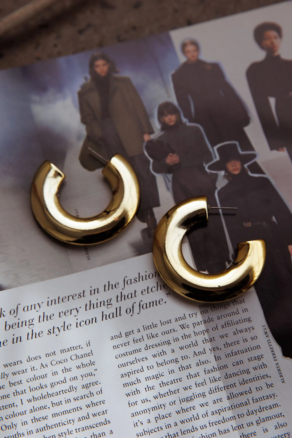 Hailie Chunky Hoops Gold