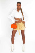 Peta And Jain Kendall Gathered Handbag Orange