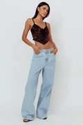 DR DENIM Donna Baggy Jeans Pebble Superlight Retro