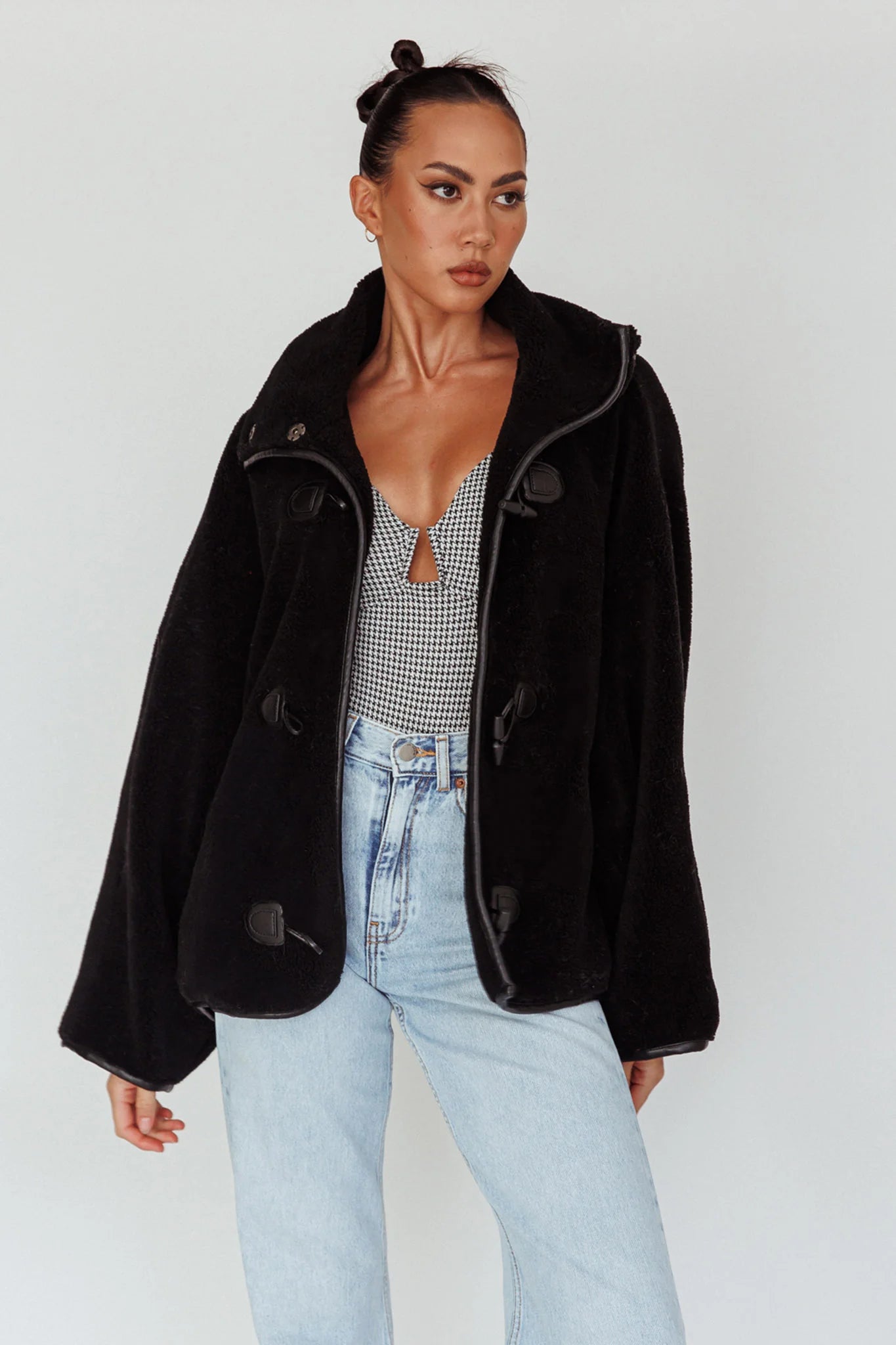 Cambra Toggle Jacket Black