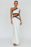 Mahli One-Shoulder Maxi Dress Champagne
