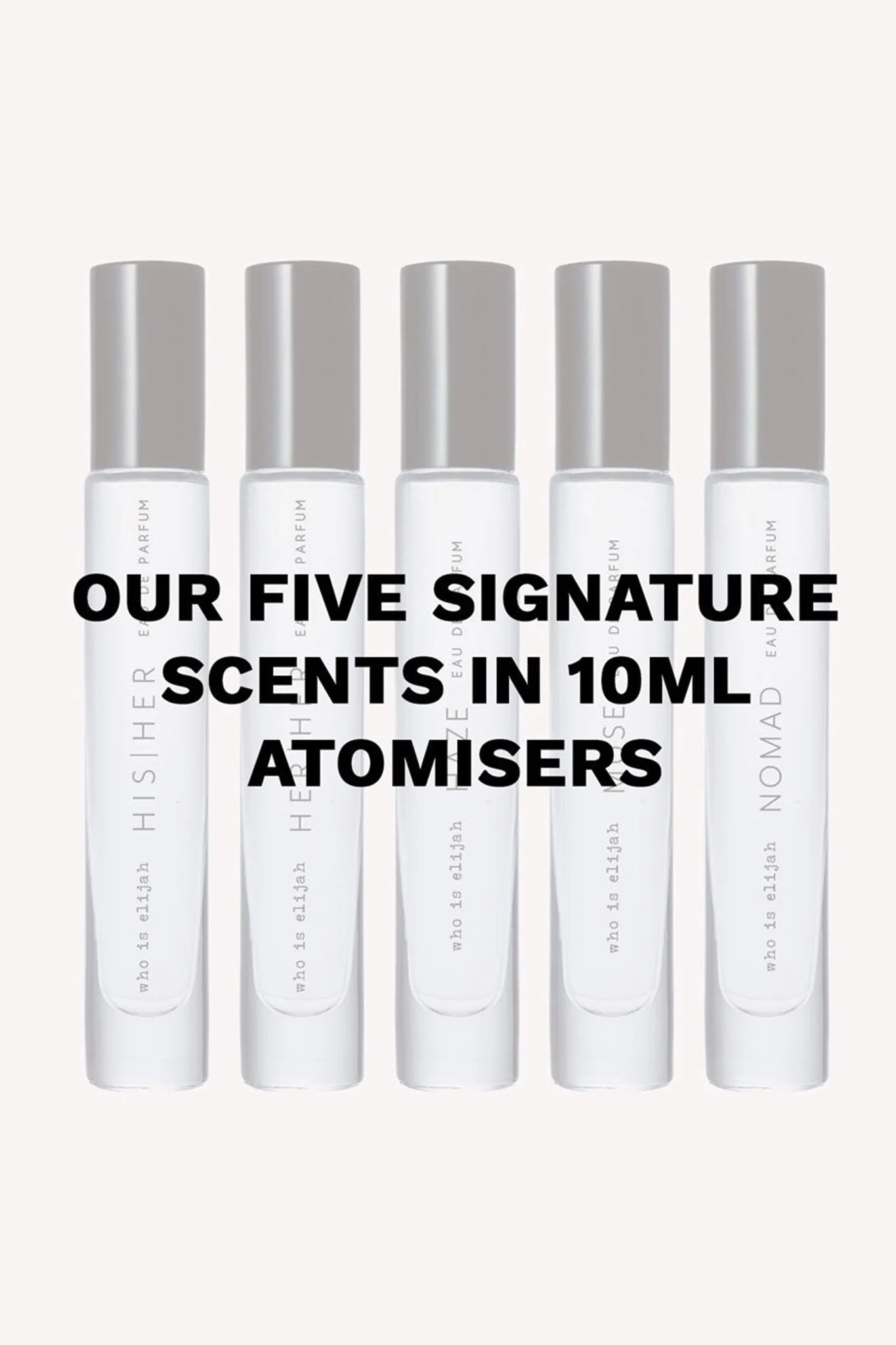 WHO IS ELIJAH THE COLLECTIVE 5 x 10ml Atomizer EDP