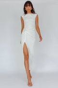 Like A Movie Cap Sleeve Midi Dress Cream